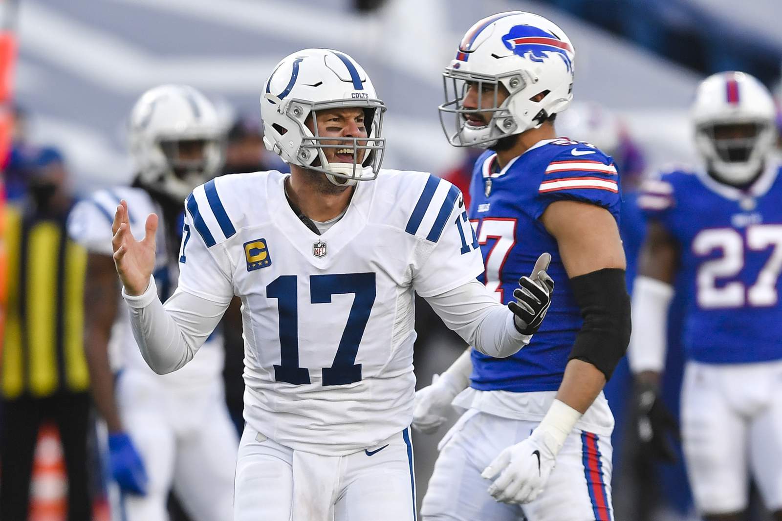 Colts' comeback bid falls short in 27-24 loss to Bills