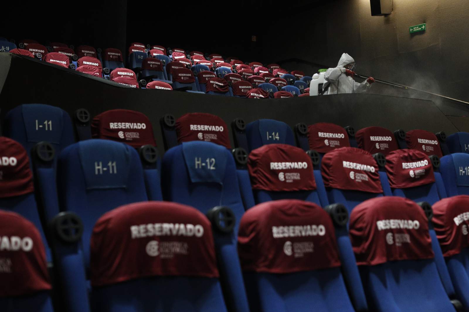 Mexico City reopens movie theaters to sparse crowds