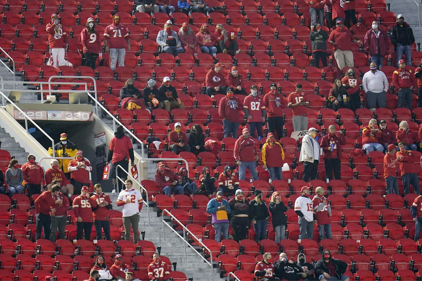 Chiefs fan at season opener tests positive for virus