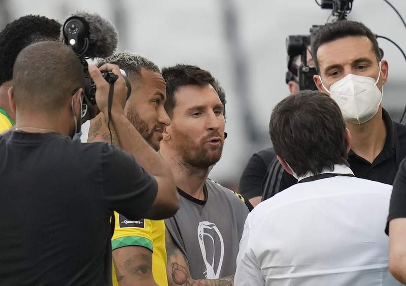 Brazil-Argentina qualifier suspended in coronavirus dispute