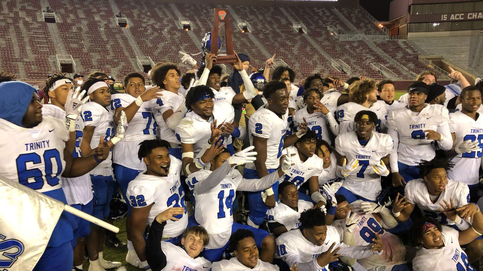 Trinity Christian roars back, wins Class 3A state title in a stunner