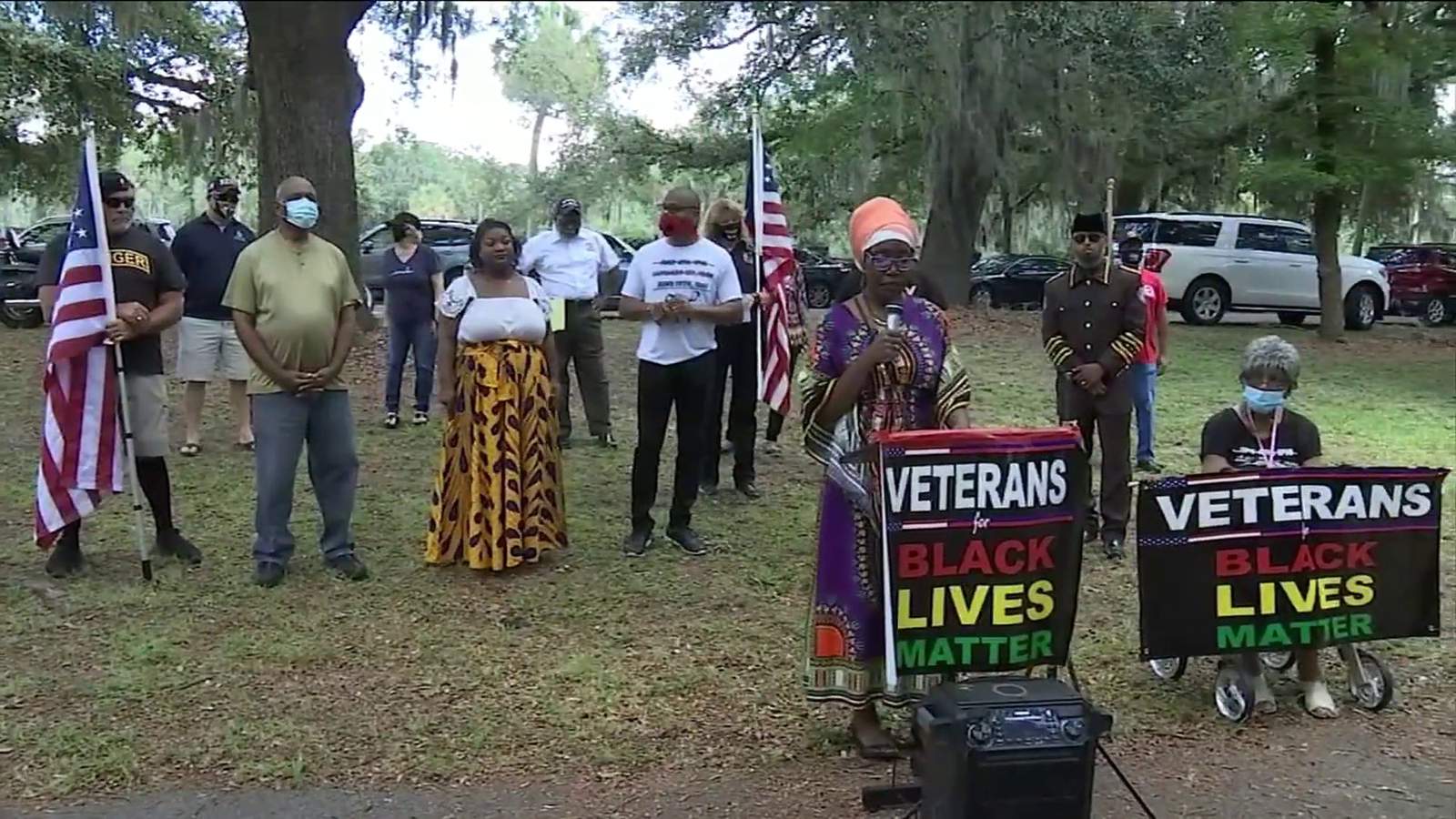 Veterans for Black Lives Matters group organizes on Juneteenth