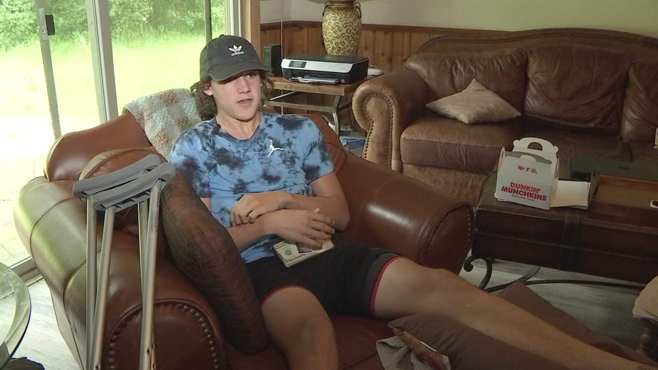 St. Augustine High football player recovering after shark bite