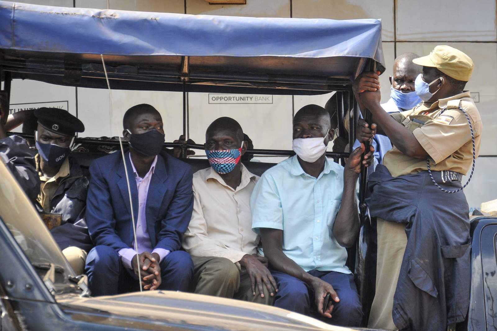 Uganda police raid offices of presidential hopeful Bobi Wine