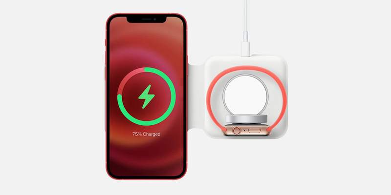 Charge two Apple devices at once with this wireless duo charger