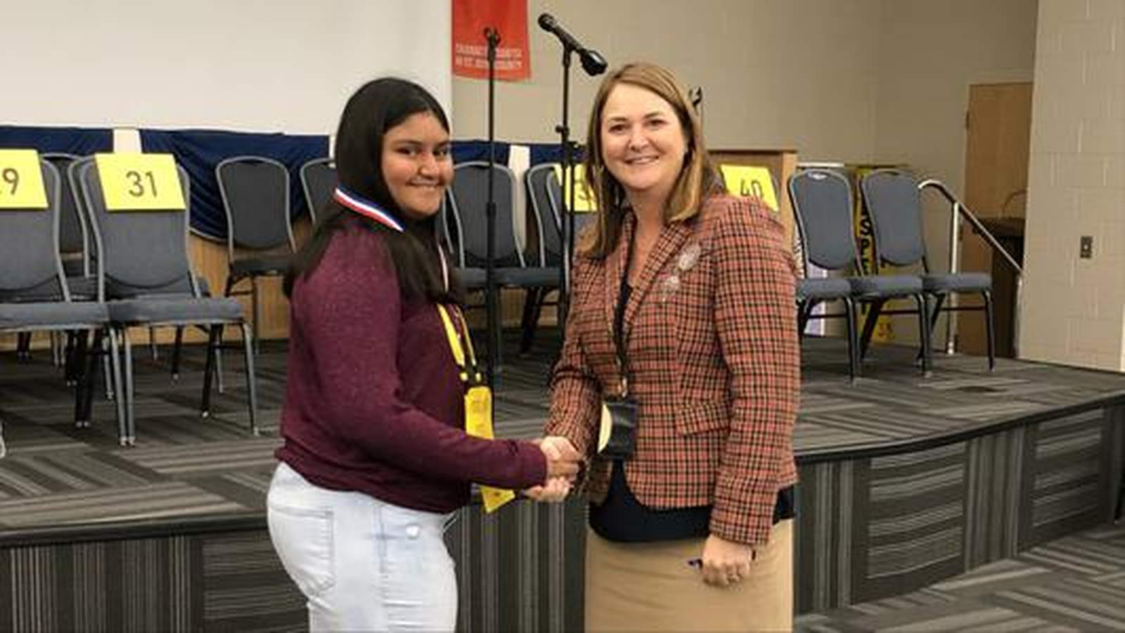 Middle school student repeats as St. Johns County spelling bee champion