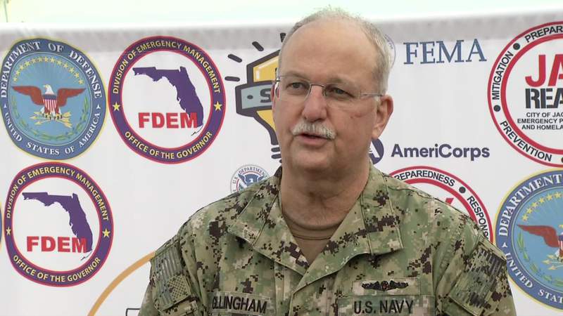 Homecoming held for U.S. Navy Surgeon General in Jacksonville