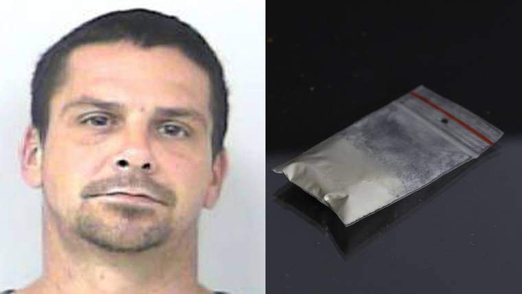 Florida man says wind blew cocaine into his car