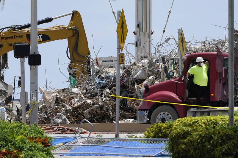 Recovery effort at collapsed Surfside condo could end soon