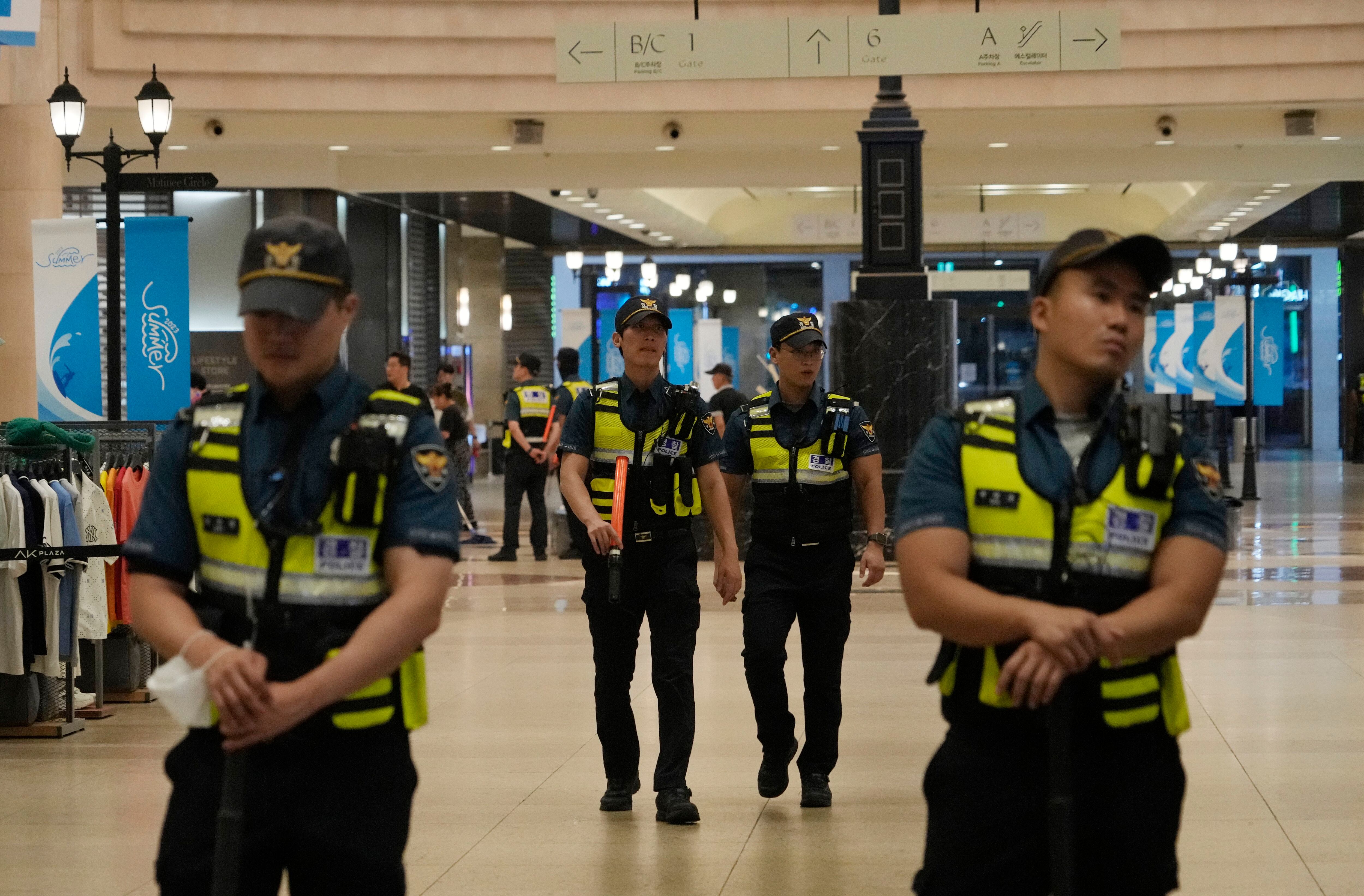South Korean police pursue suspect in 2nd stabbing attack in 2 days
