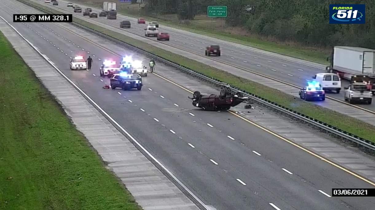 Jacksonville driver killed in crash that blocked I-95 in St. Johns County for hours