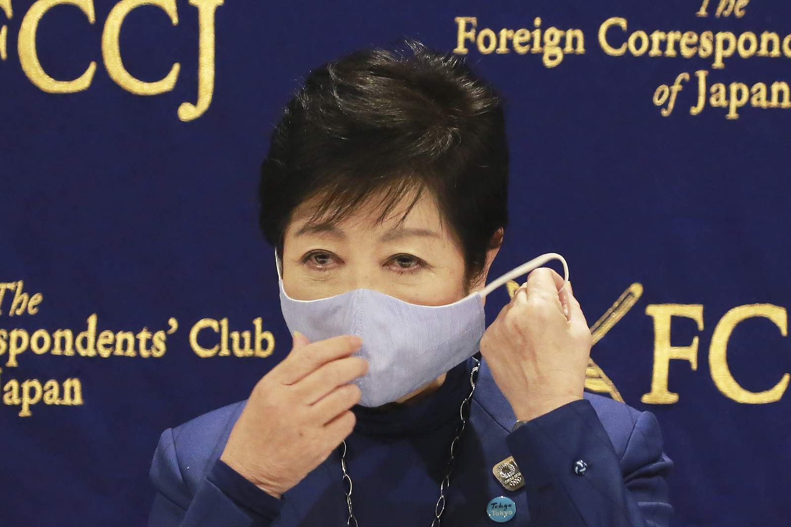 Tokyo governor: Japan can host Olympics despite virus spike