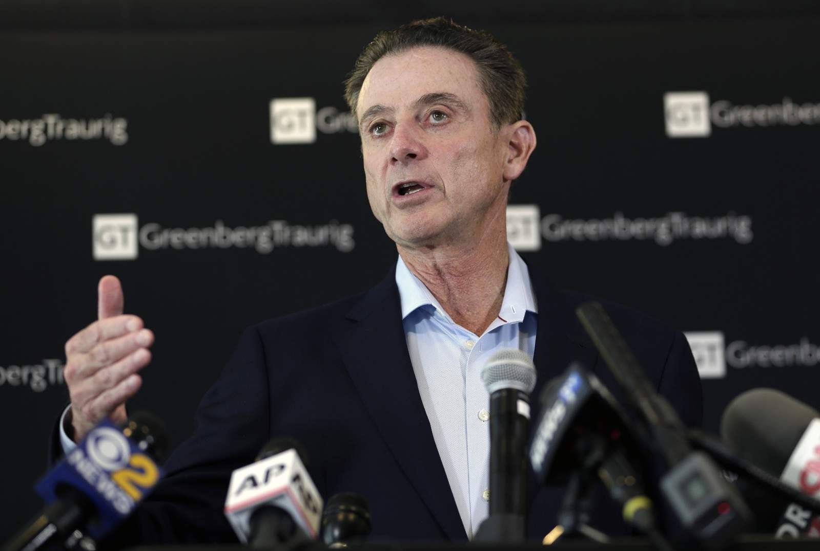The Latest: Pitino calls for delayed start to basketball