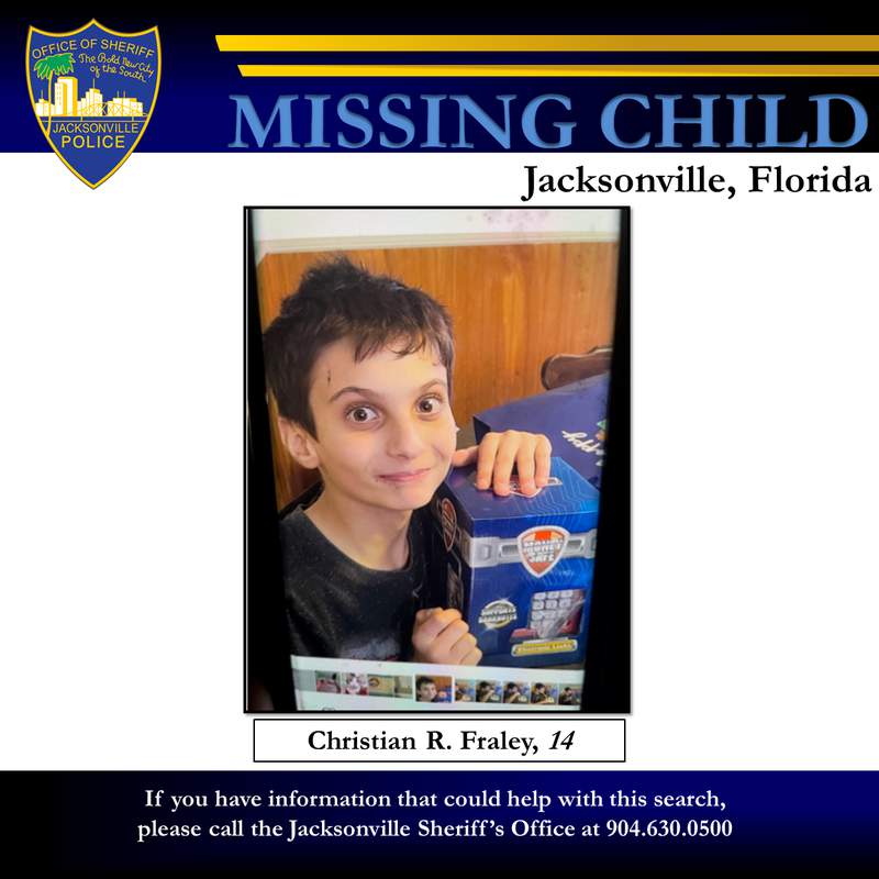 JSO searching for missing teen with autism
