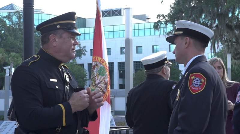 Ringing of the bell ceremony at state Capitol honors fallen Florida firefighters