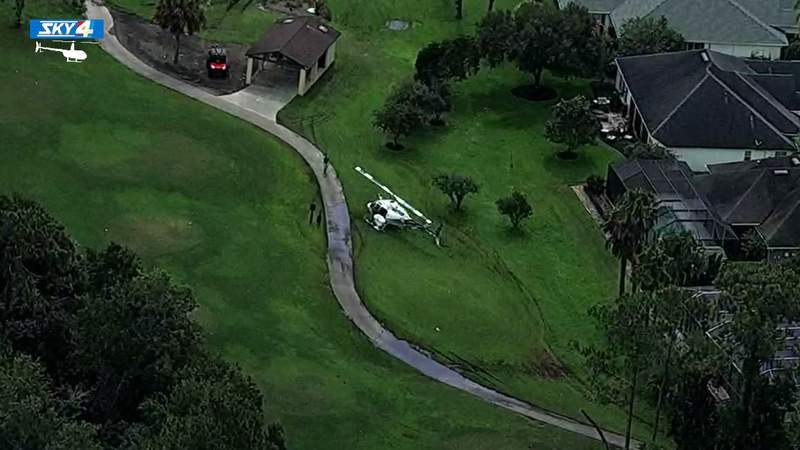 St. Johns County helo makes emergency landing on golf course