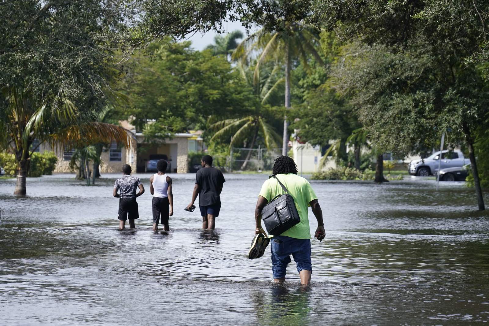 Eta soaks South Florida, weakens as it moves away from Keys