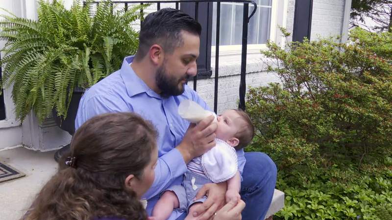 Man who thought he’d never have child celebrates first Father’s Day