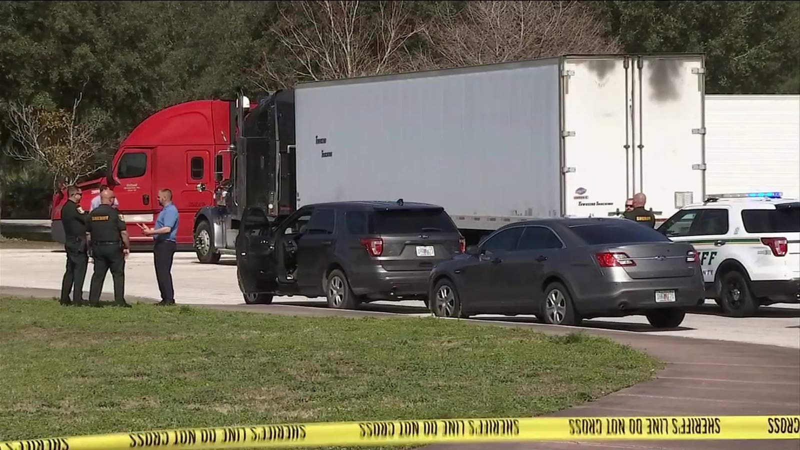 Semitruck driver shot while traveling on I-95 near St. Johns County rest stop