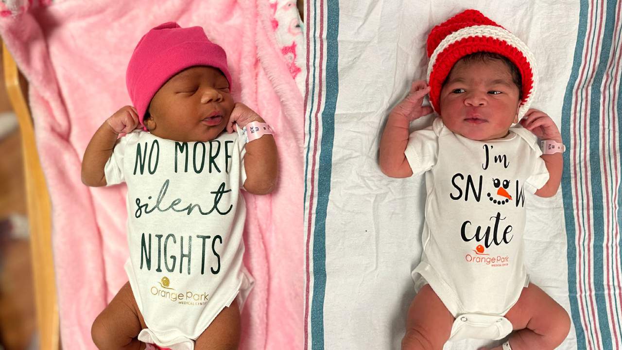 Orange Park Medical Center welcomes new batch of Christmas babies
