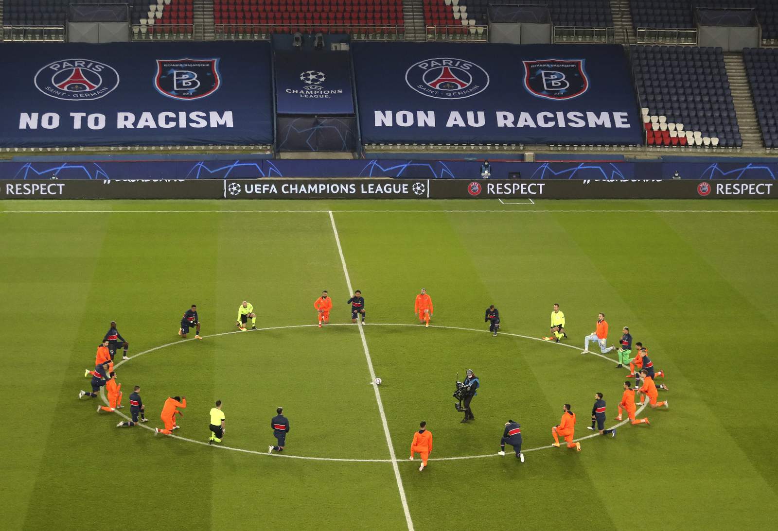 Soccer players lay down 'marker' in fight against racism