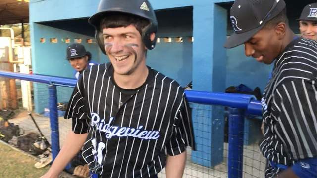 Ridgeview's Tristan Autrand isn't your average baseball team manager