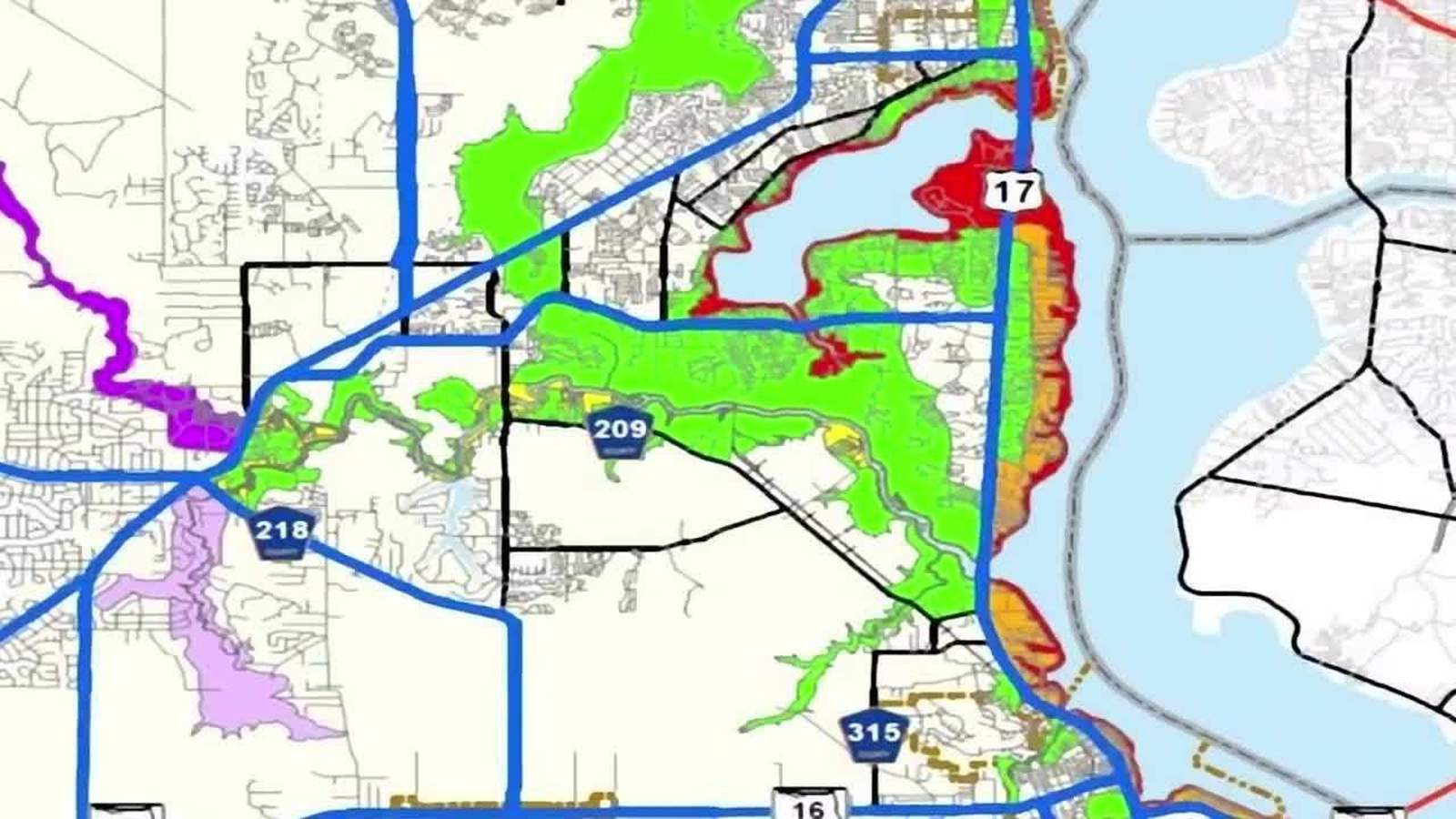Hurricane Matthew Prompts Update To Clay County Evacuation Map