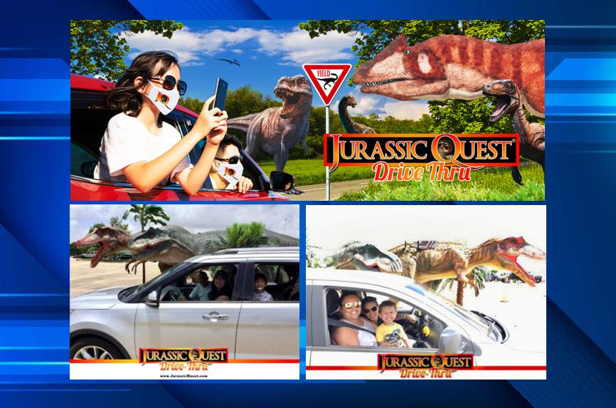 Jurassic Quest drive-thru experience comes to TIAA Bank Field