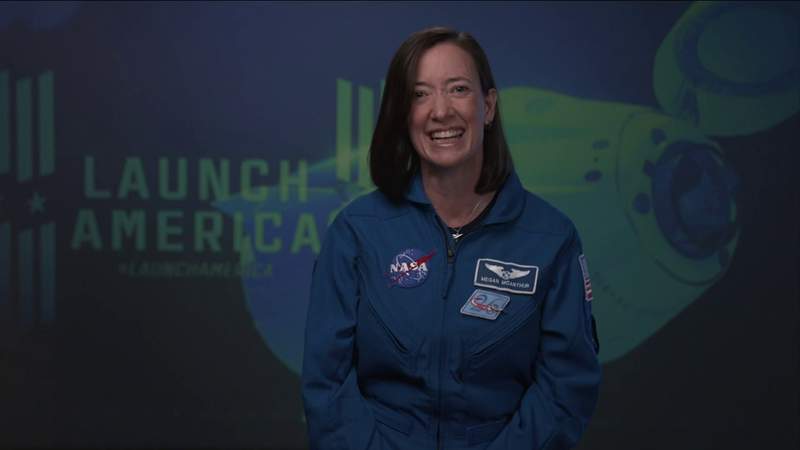 Soaring to space in same seat husband sat in adds ‘something special’ to mission for astronaut mom