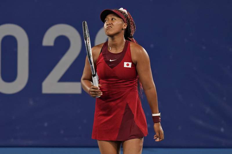 'A bit much': Naomi Osaka cites pressure in Olympic loss