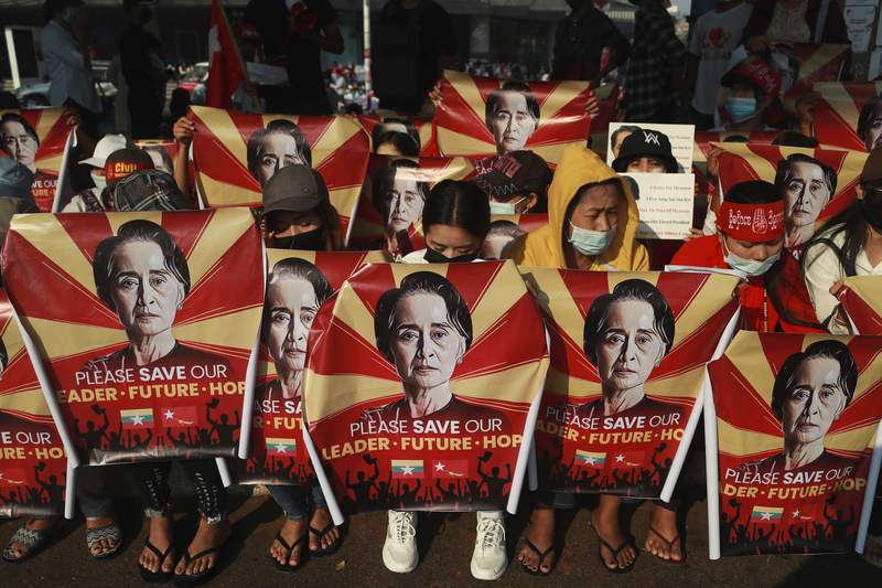 100 days in power, Myanmar junta holds pretense of control