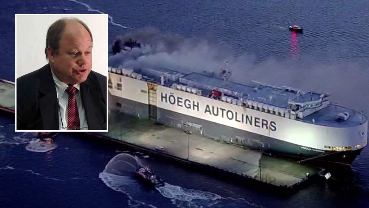 Maritime expert explains what makes cargo ship fires so dangerous
