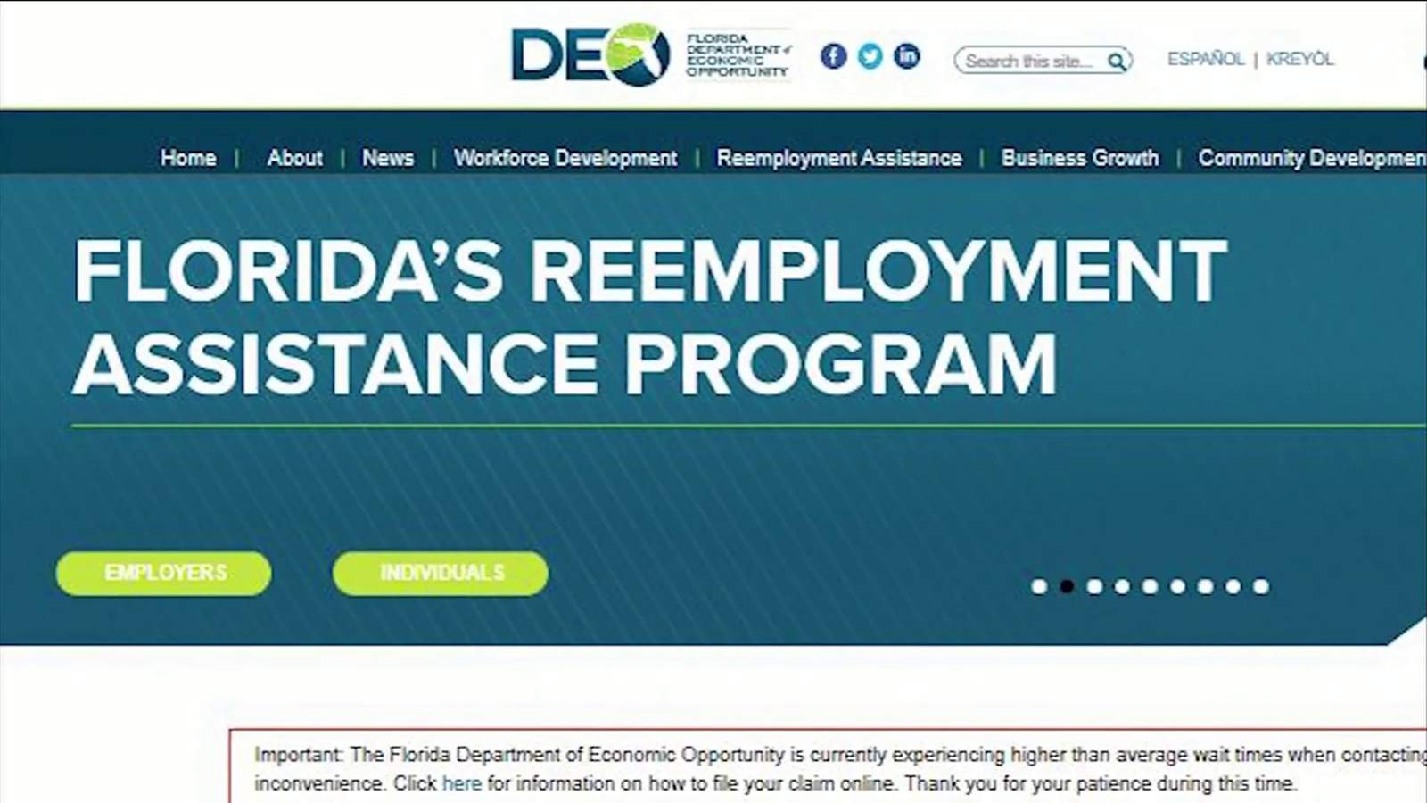 State fails to provide answers on claim-specific unemployment questions