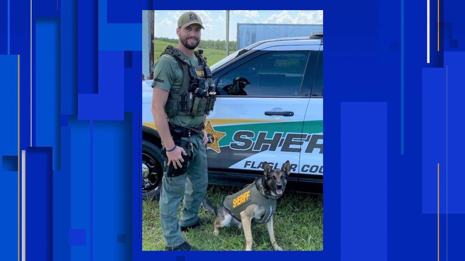 Protective vest donated to Flagler County K-9