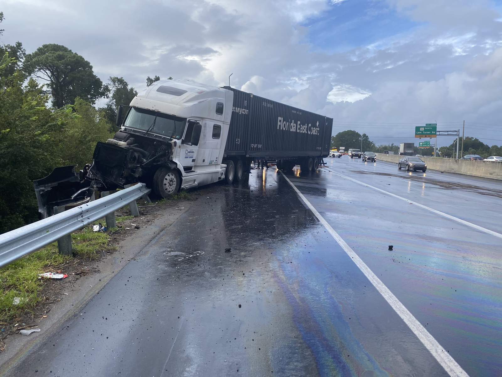 FHP: 127 crashes reported in 5 years along stretch of I-95 near Lem Turner Road
