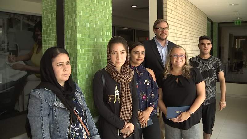 Jacksonville law firm makes donation to support resettlement of Afghan refugees