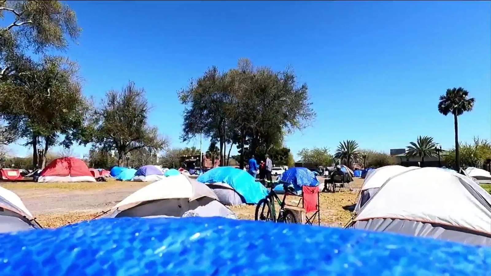 Final night of tent city before Jacksonville moves homeless into nearby shelter