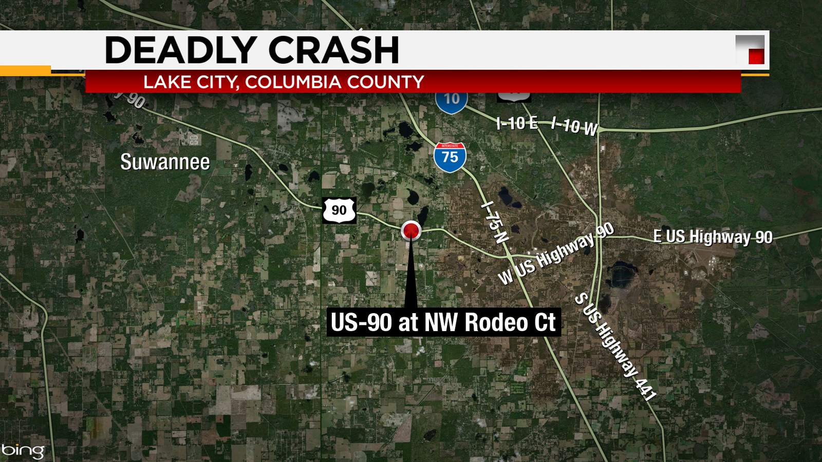 Lanes reopened after fatal crash in Lake City