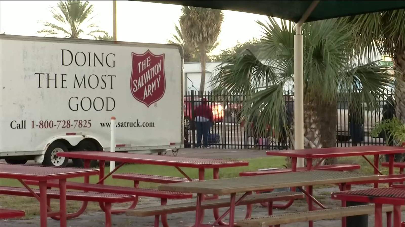 The Salvation Army's annual Thanksgiving food giveaway is today