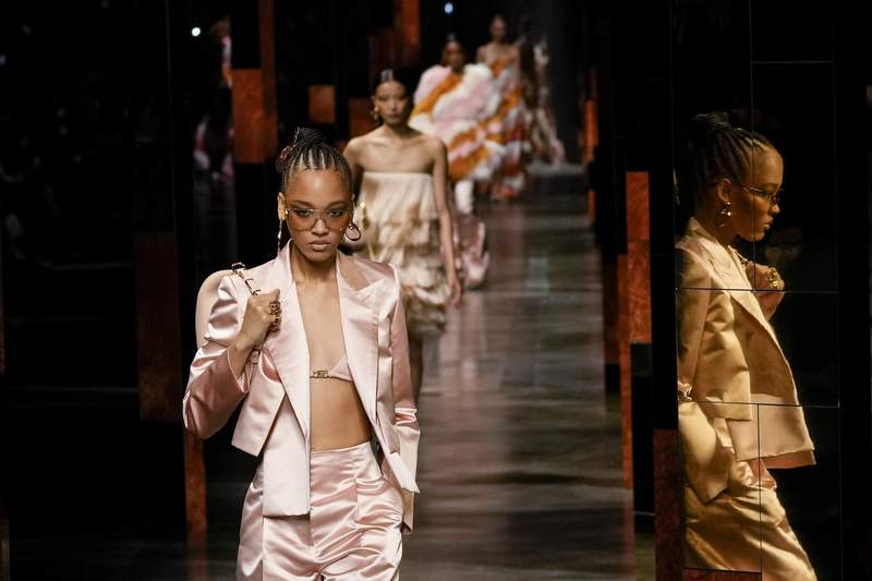 Fendi, Del Core lead Milan fashion's runway return