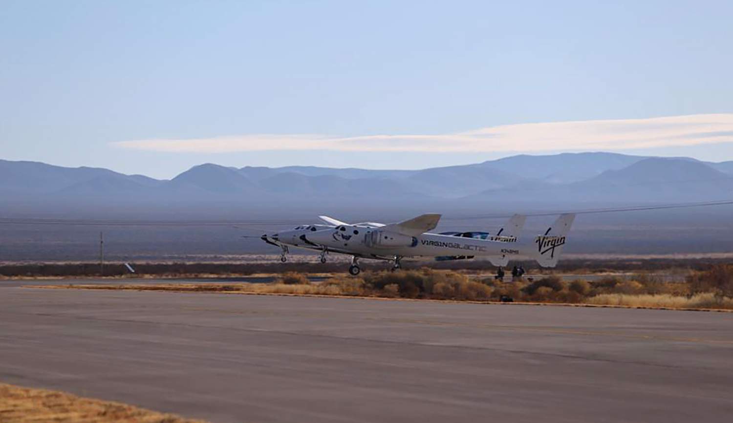 Virgin Galactic makes first flight from New Mexico site