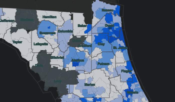 You can now check which ZIP codes around Jacksonville have been hit hardest by COVID-19