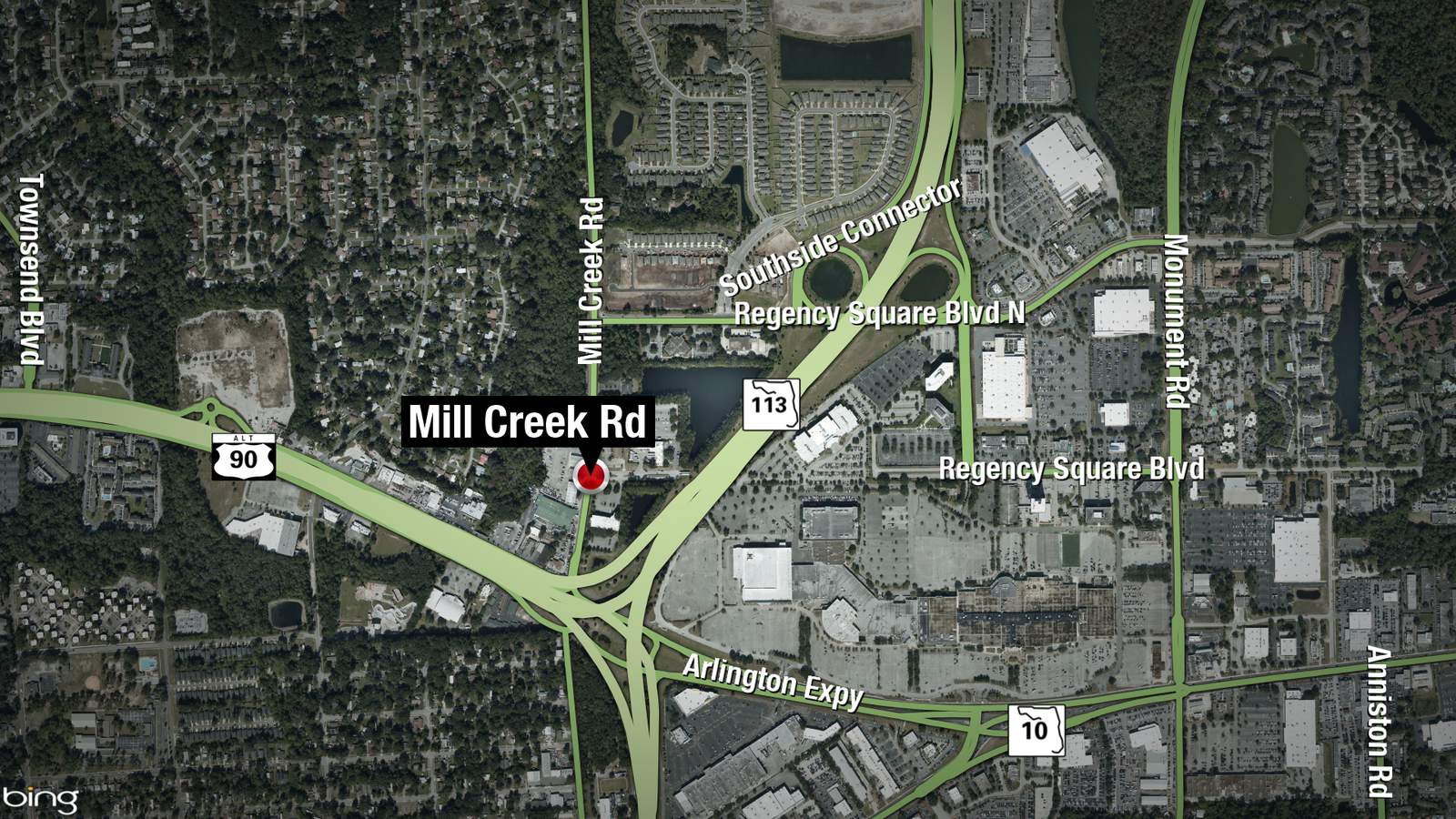 1 killed, 1 injured in crash on Mill Creek Road