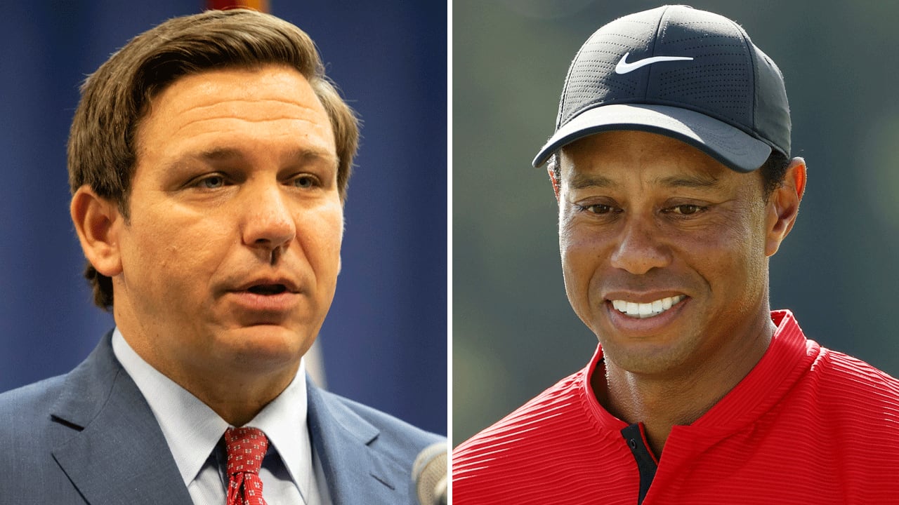 Gov. DeSantis offers prayers for Tiger Woods