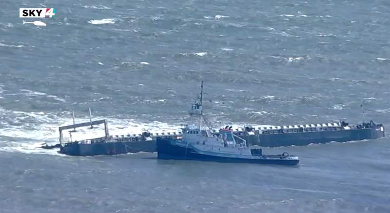 Marine biologist, environmental attorney share grave concerns over leaking barge off coast of Atlantic Beach
