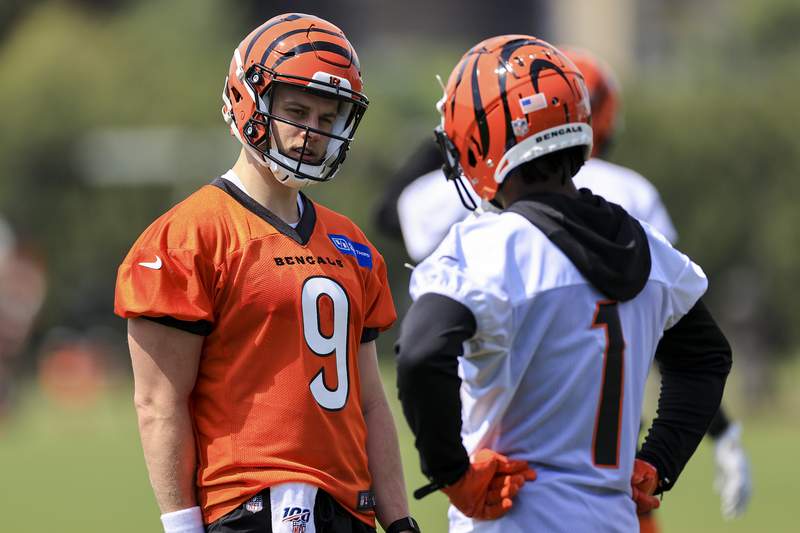 Rehabbing Burrow says he'll be ready for Bengals opener