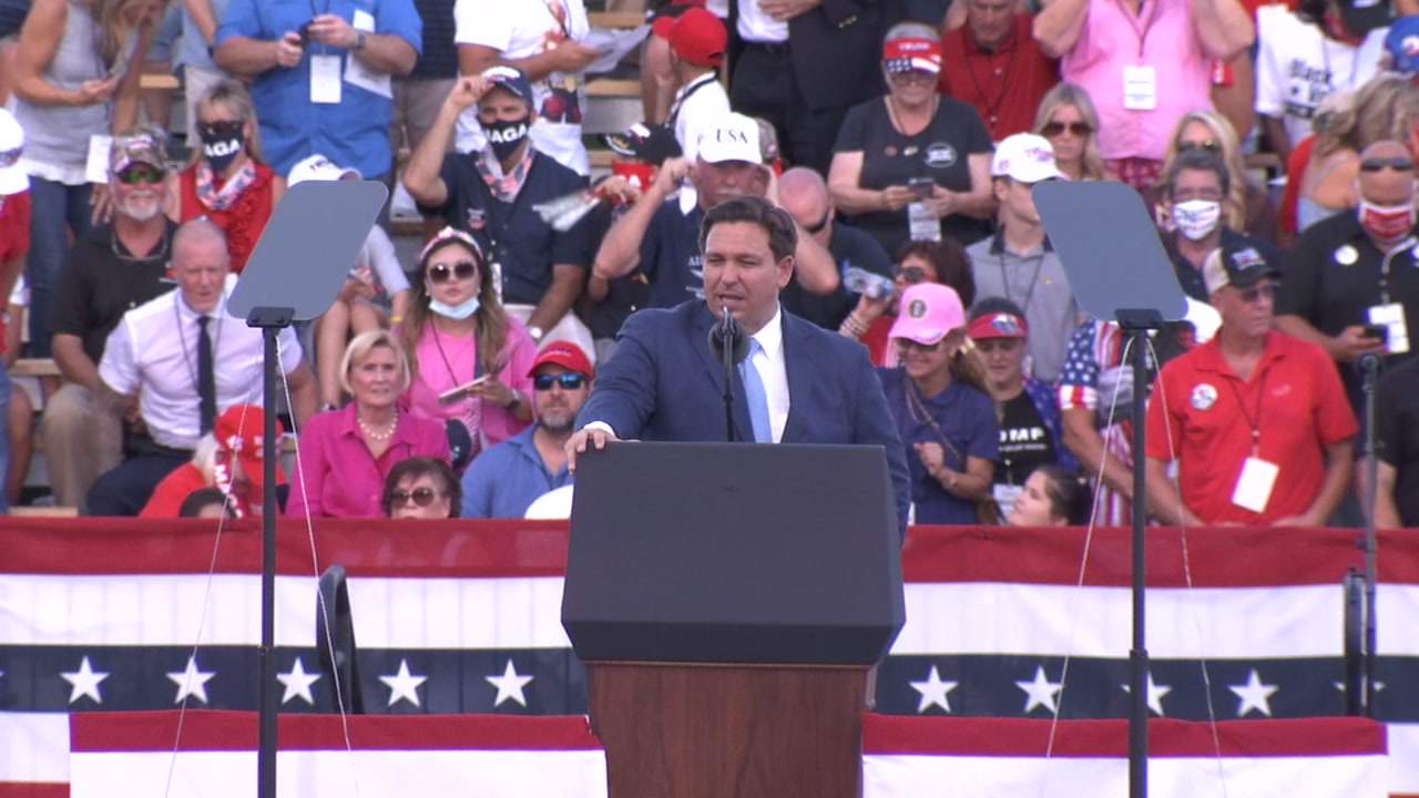 Gov. DeSantis negative for COVID-19 after meeting with President Trump in Jacksonville