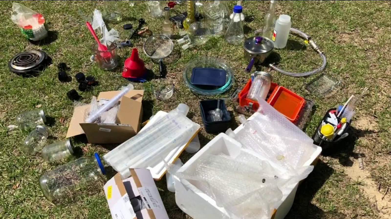 Psychedelic drugs, explosives, lab found at Keystone Heights home, sheriff says