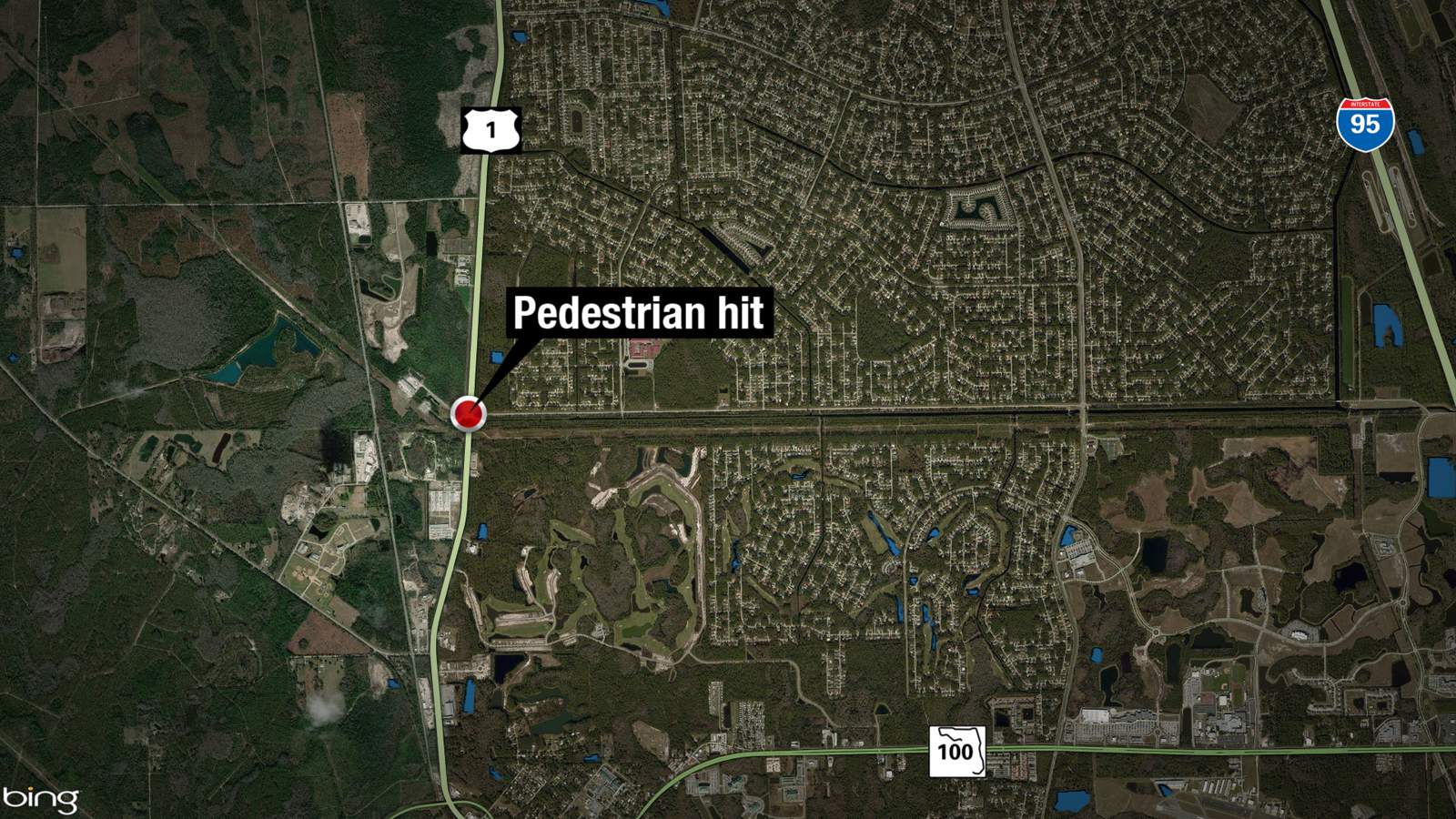 Palm Coast woman crossing US-1 struck, killed by car