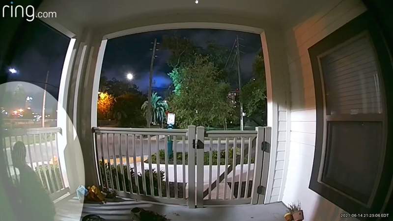 Security camera records attempted break-in near San Marco